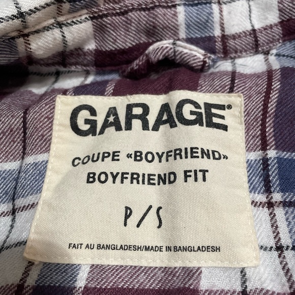 Oversized boyfriend fit flannel from garage - Picture 2 of 3